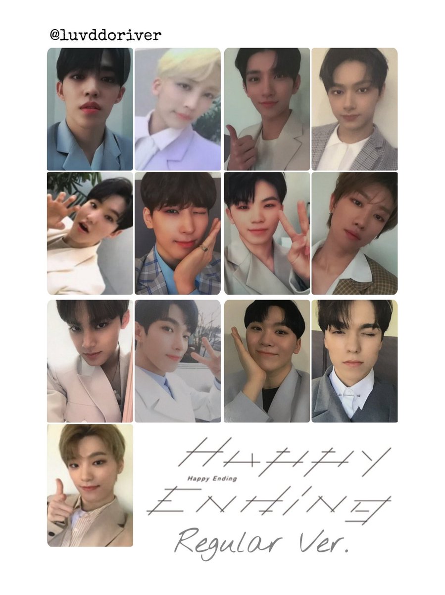 Seventeen - Happy Ending Photocard set [Japan] Cr. luvddoriver