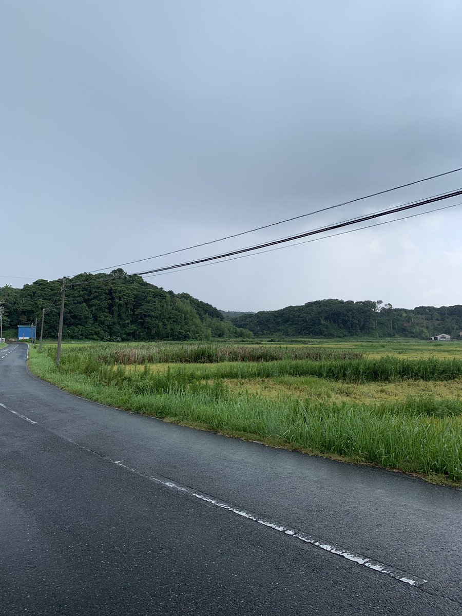 お墓参りの為、千葉の館山へ。
にわか雨が降ってます…