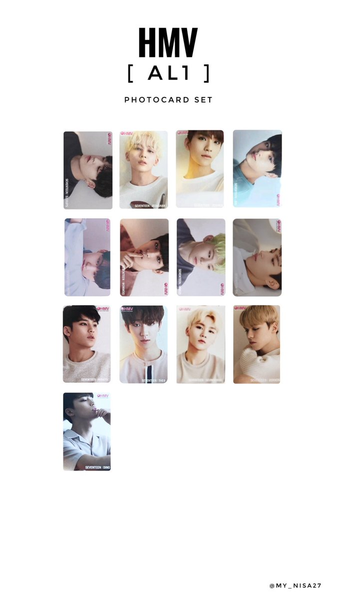 Seventeen - Al1 HMV Japan Photocard set #SEVENTEEN #세븐틴 #포카