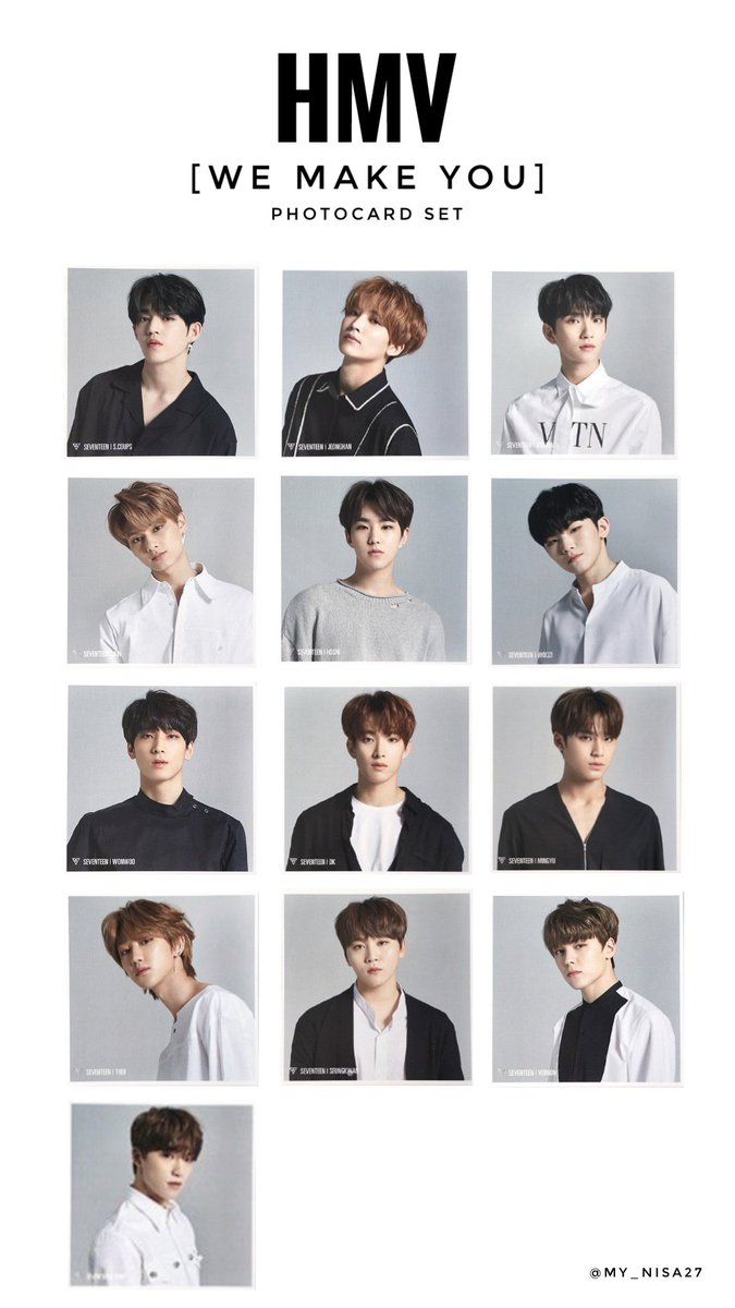 Seventeen - We Make You HMV Japan Entry Card set #SEVENTEEN