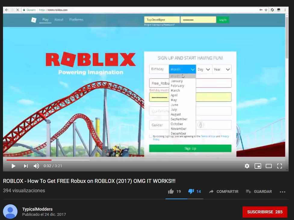 Free Robux Videos In December