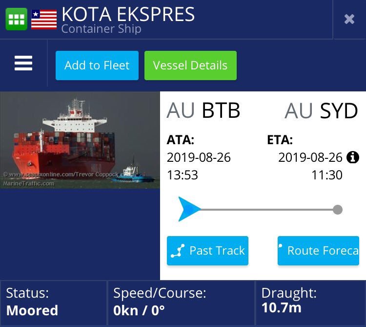 oztesla's tweet photo. Next ship carrying #Model3AU arrived at Sydney https://t.co/Dj7wEHq3ro