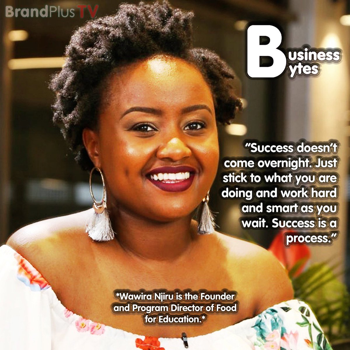 BrandplusTv's tweet photo. "Am I doing this right?Then why can't I see it in my finiacial progress?" These are some questions we ask especially when success is not felt.
Credits to:@wawiranjiru @Food4Education
#BusinessBytes
#BusinessStrategy #Entreprenuer #mondaythoughts
#BrandPlusTV
#QualityEdutainment https://t.co/f7QeUOEdOb