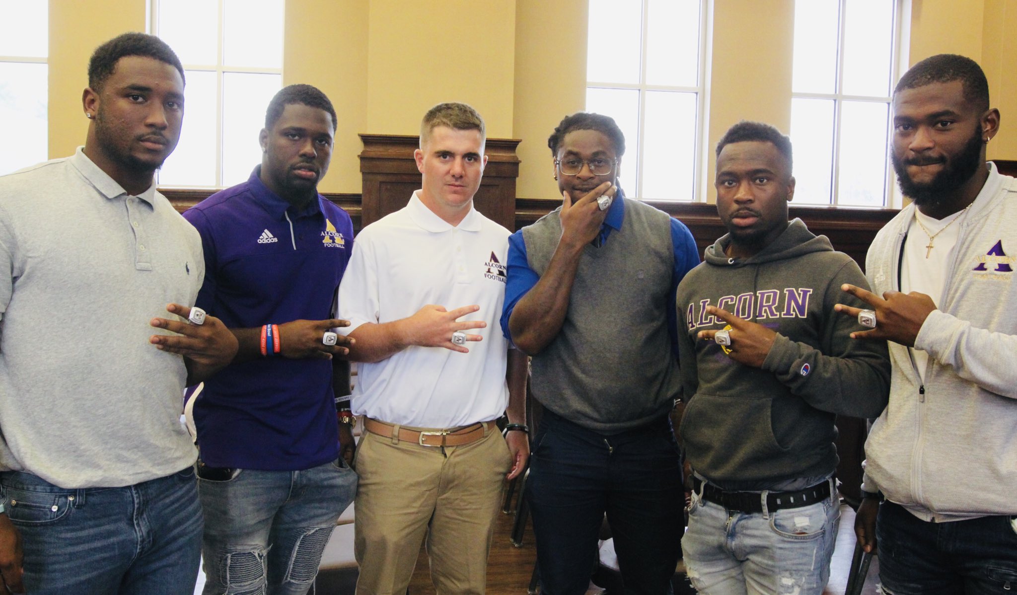 Alcorn State receives 2019 SWAC football championship rings - The Vicksburg  Post