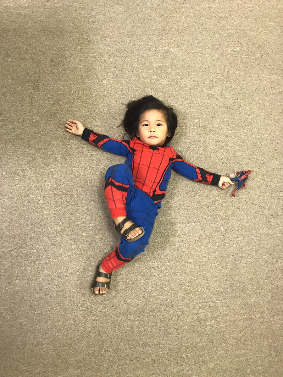 jetsam's tweet photo. Hey, @TomHolland1996. Since he was long haired and little, my son has always loved you 3000. #SpiderMan #amazinggrayson https://t.co/f4i5vpXGGm