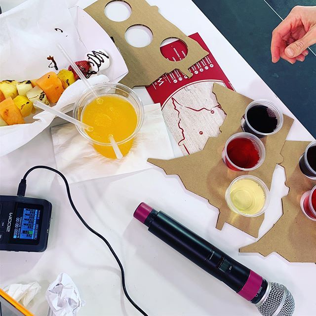 What could possibly go wrong with microphones, slushies and wine flights <a href="/mnstatefair/">Minnesota State Fair</a> #weeklydishmn #podcast with <a href="/stephaniemarch/">Stephanie March</a>  and @amuseewine and @mnwinecountry .
.
.
#weeklydish #weeklydishmn #podcastonastick #stephaniesdish #minnesotastatefair2019… ift.tt/2zjDIkL