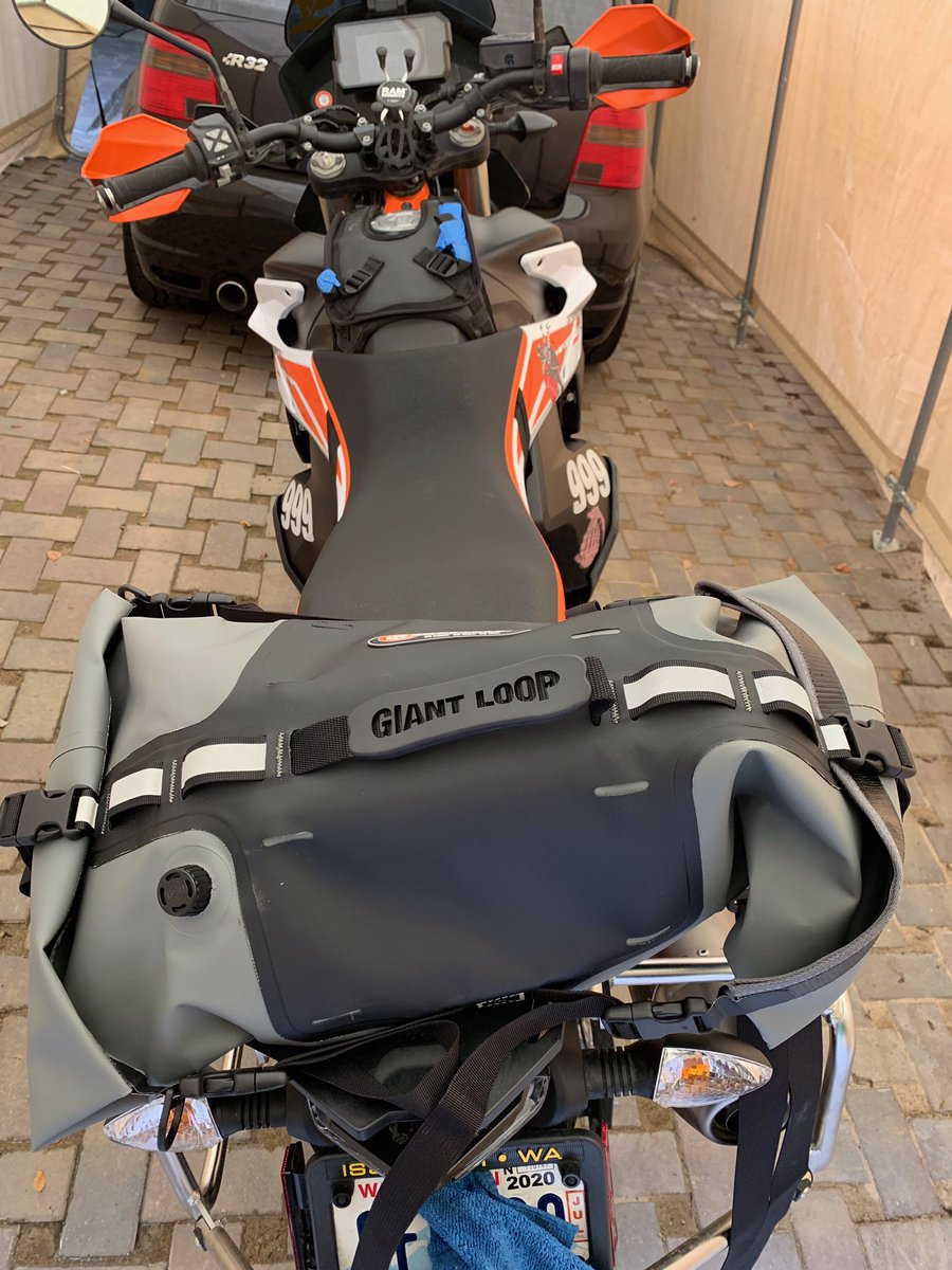 RangerRoad's tweet photo. Meet our RR Welding Team 🙌🏻 Jay St Claire & Son. You’ll see this badass #RangerRoad KTM Adventure Bike at #FreedomJump2019 https://t.co/q24POnWcfl