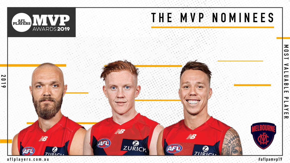 #AFLPAMVP19 nominees are in for <a href="/melbournefc/">Melbourne Demons</a>  👇

aflplayers.com.au/article/2019-m…