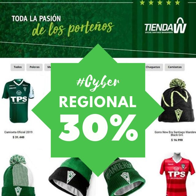 swanderers's tweet photo. #CyberRegiones ¡Atención Caturro! Disfruta de un 30% de descuento en todos los productos de nuestra TiendaW Virtual, stock limitado. Promo válida hasta 00:00 hrs del miércoles 28 de agosto📱💚💻⚽
Entra aquí 👉https://t.co/GgHYCAxP7B https://t.co/8rPeI2gsyX