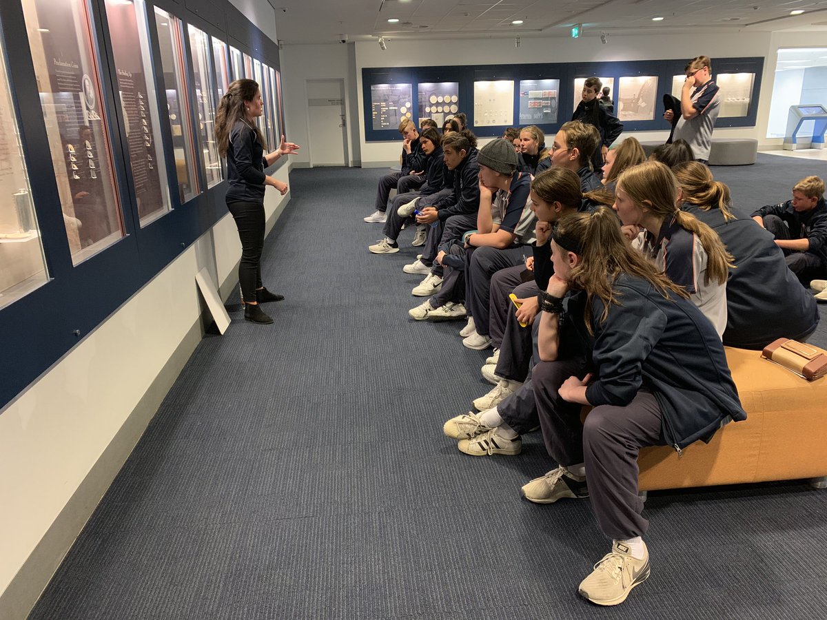 MsKayTa's tweet photo. Learning how to make money at the Royal Australian Mint. #HCCEllenbrook https://t.co/qGW7gx9iud