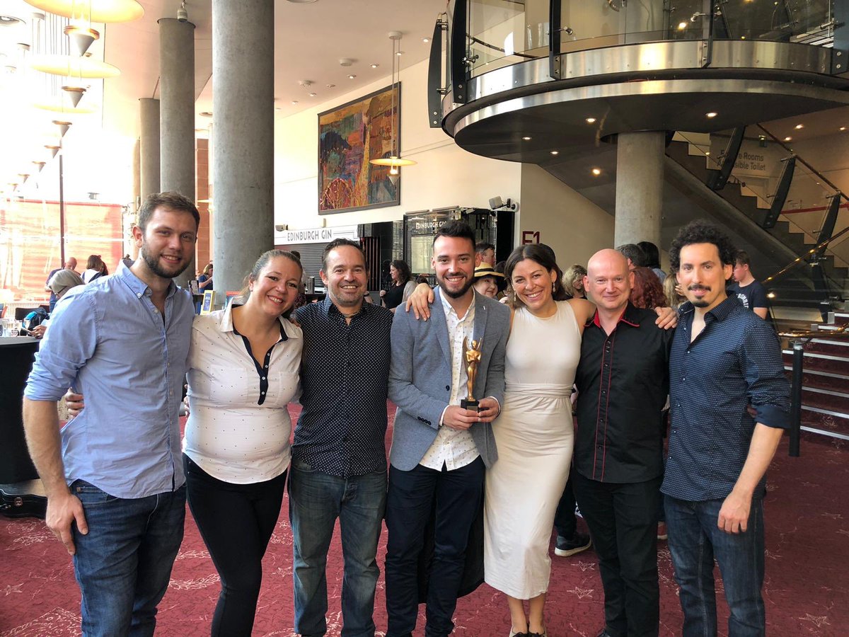 danielmflamenco's tweet photo. We received a Herald Angel Award for our concert #ArtOfBelieving!
For us it is a pleasure to represent flamenco and an honour that flamenco music is being recognised in this amazing #EdinburghFestival @edintfest @edfringe @heraldscotland @heraldmagazine @captheatres #HeraldAngel https://t.co/H7DlKOyLqO