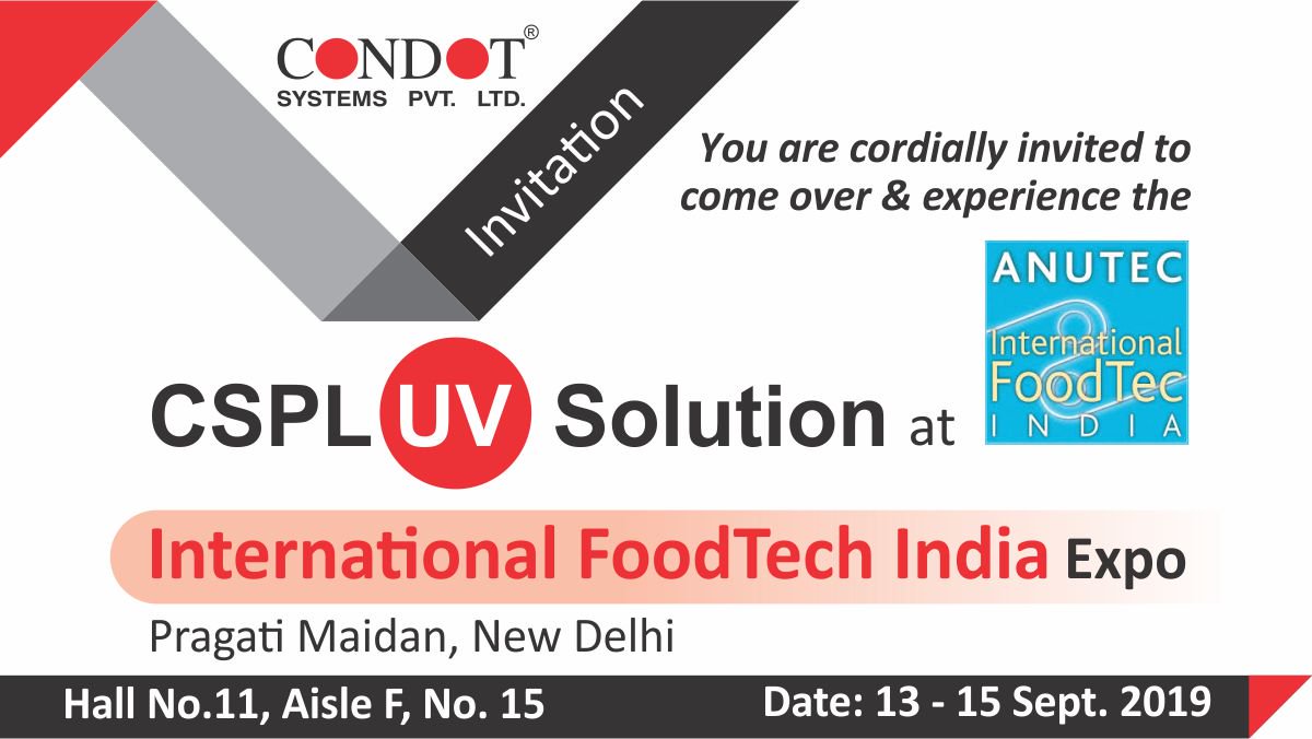 condot_systems's tweet photo. Are You Ready for #InternationalFoodTechIndia exhibition 2019 in Delhi? Head to Hall No.11, Aisle-F No.15 to experience CSPL UV Printing Solution for Non-Porous Surface.
#Exhibition #TrackandTrace #UV_Printing #UVprintingSolution #Pharmaceutical #Packaging #Delhi #Serialization https://t.co/1dISxjYd5P