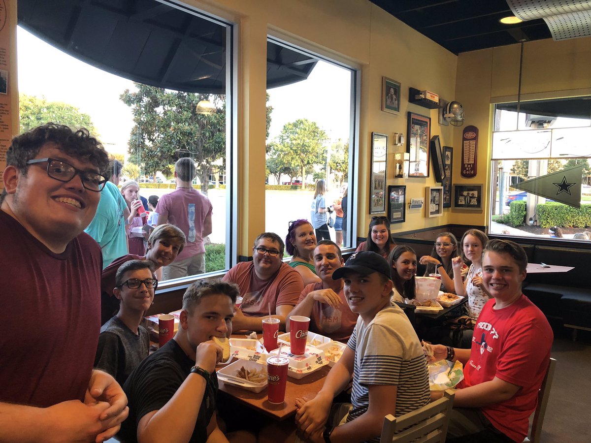 bt_hsm's tweet photo. “Reading scripture isn’t an assignment-it’s an opportunity.” Going to Cane’s is an assignment and HSM PASSED!!! https://t.co/Qhxuub9Psf
