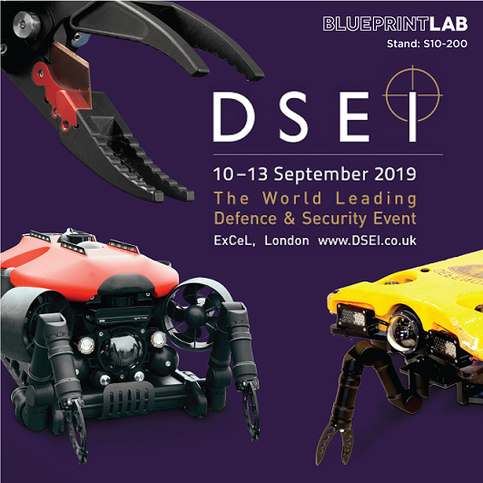 reach_robotics's tweet photo. We're heading to DSEI in September - only two weeks to go!
Find us at the Team Defence Australia booth to see our latest subsea manipulators including a new manipulator for inspection-class ROVs.
https://t.co/x0DDueT9sM
#blueprintlab #dsei #dsei2019 https://t.co/hQfJ2L28Oo