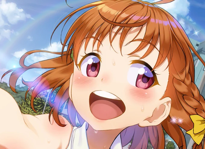 電撃G's magazine様より8月30日に刊行されます「ラブライブ!総合マガジンVol.02」に高海千歌さん&しいたけコンビのイラストを一枚描かせて頂いております。どうぞよろしくお願いします。 #lovelive #lovelive_sunshine 
