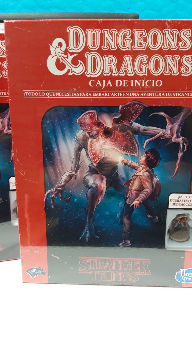 video_dis's tweet photo. Ya a la venta el juego de dungeons and dragons de #strangerthinks!! Basado en la serie, con dos figuras exclusivas de demogorgon! 😱

https://t.co/reLIFsOP2T https://t.co/AGM73QDryq