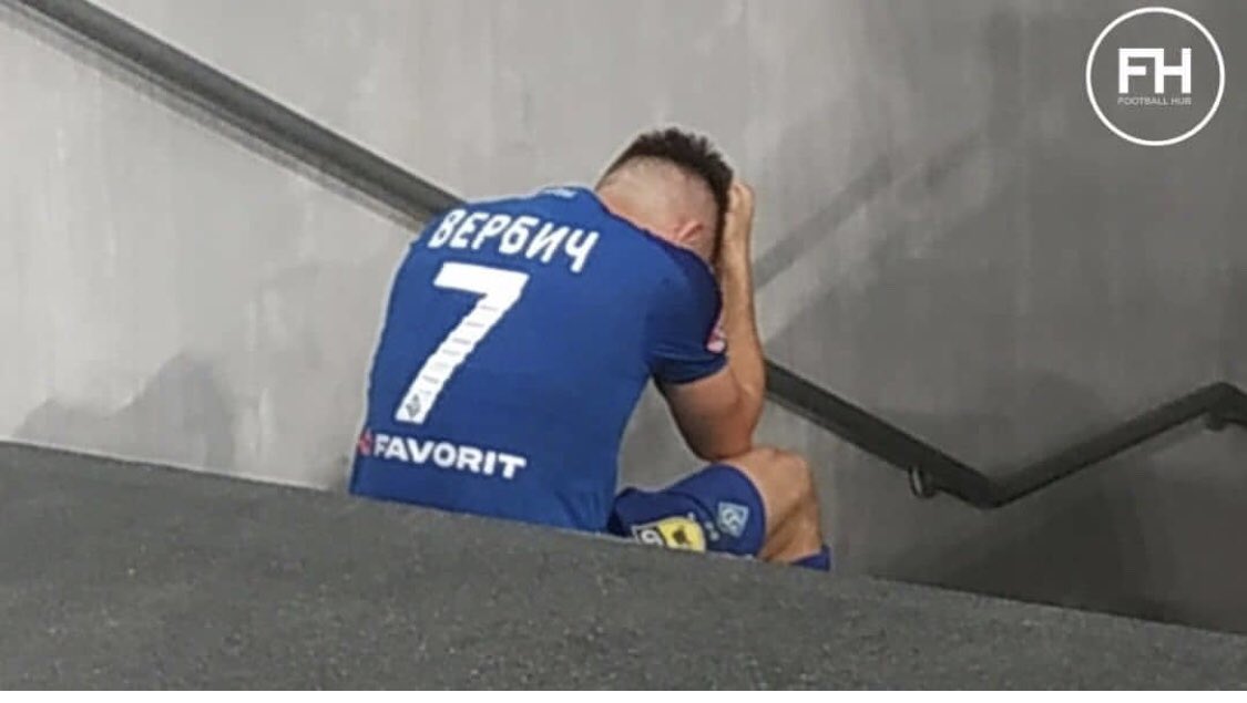 BenjaminVerbic's tweet photo. What can I say about the game? 
Well.. there comes moments like this, but bigger than anger is disappointment by injustice 😔. But we have no time to look back, only focus on the future 🙏🏻 https://t.co/uMY0QYvBac