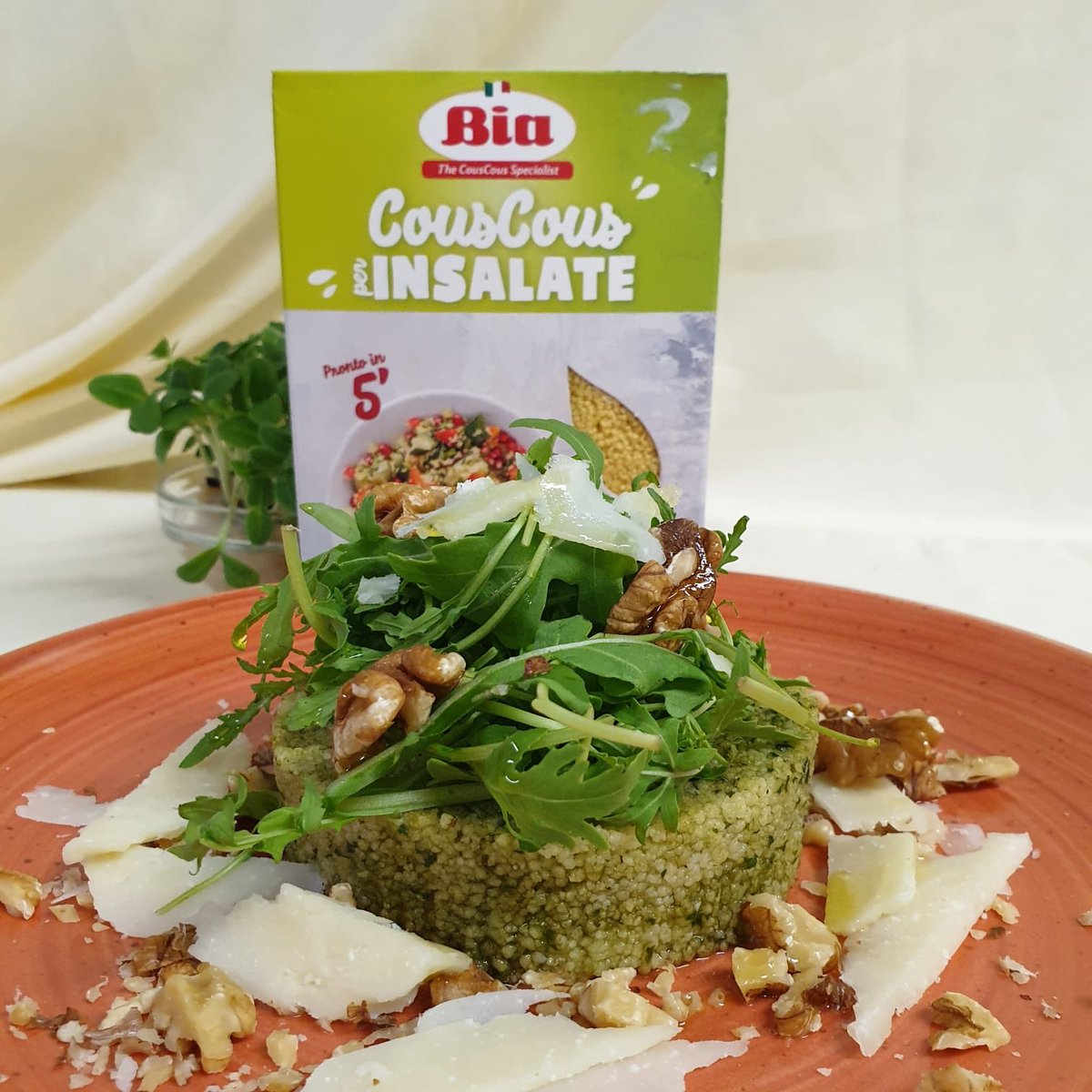 * Cous cous in pesto di rucola con noci tostate *

<a href="/Bia_couscous/">Bia  cous cous</a> è main sponsor del <a href="/Cous_Cous_Fest/">Cous Cous Fest</a>.
Oggi sul blog la mia ricetta del mese 😃

#biacouscouslovers 

➡️ dolcezzedinonnapapera.blogspot.com/2019/08/cous-c… ⬅️