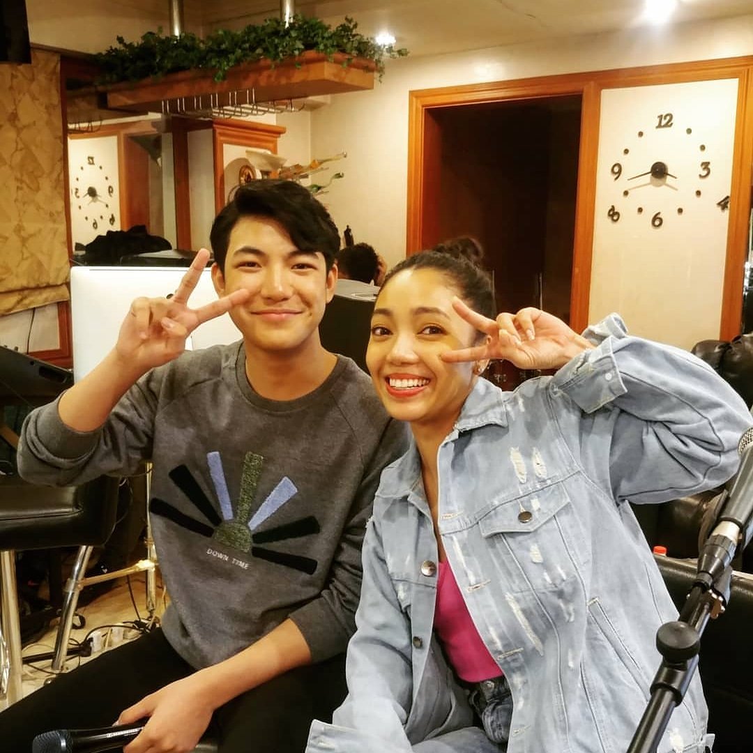 lidoljanny's tweet image. #PairOfAces rehearsals! @Espanto2001 @MsJ0NA 

ctto arlene meyer