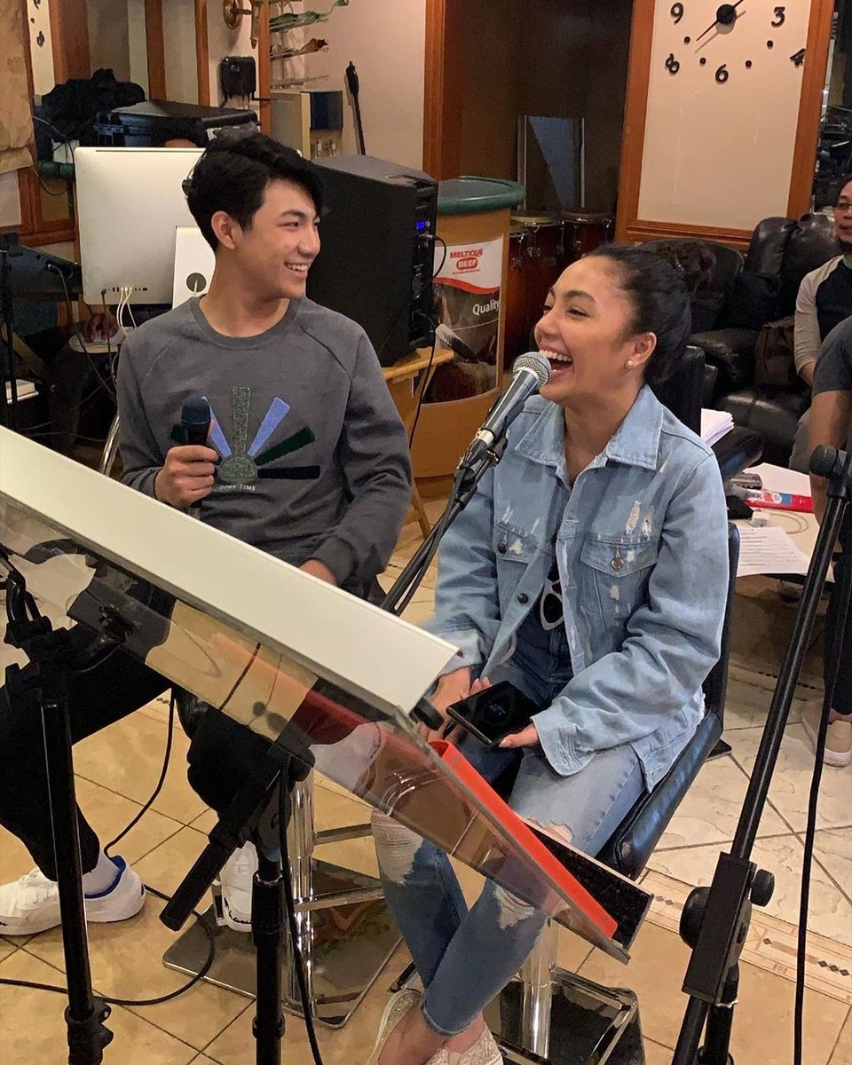 lidoljanny's tweet image. #PairOfAces rehearsals! @Espanto2001 @MsJ0NA 

ctto arlene meyer