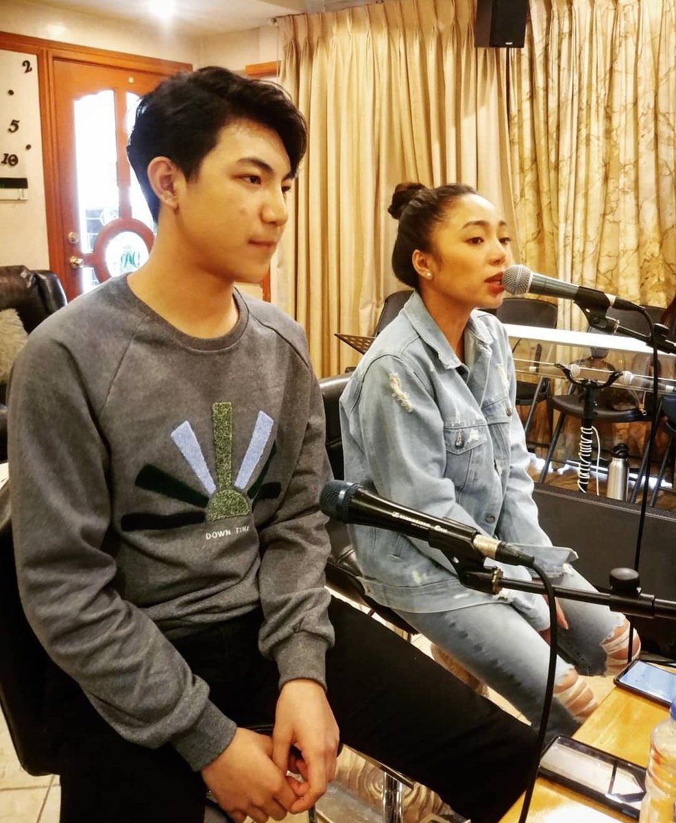 lidoljanny's tweet image. #PairOfAces rehearsals! @Espanto2001 @MsJ0NA 

ctto arlene meyer
