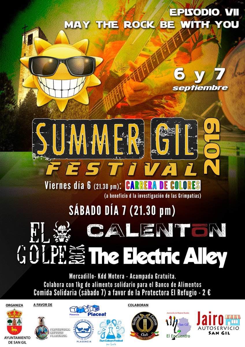 Tenemos una cita en #septiembre ... SummerGil Festival y su SummerGil Bike. Os esperamos. #plasencia #Extremadura #harley #motoclub #moteros #concentración #festival #rock #Solidaridad