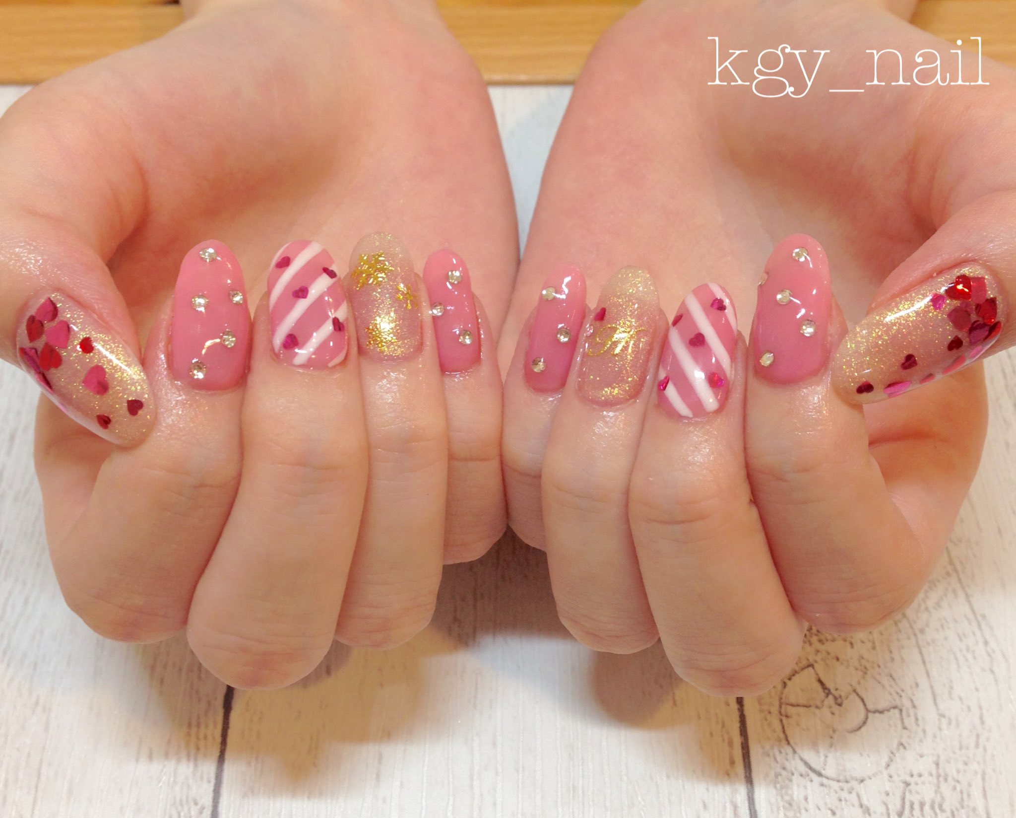 Kgy Nail Free Art Nail Pink Lovely Nail ピンクネイル ラブリーネイル Kgyネイル T Co Gqg0jjljad Twitter