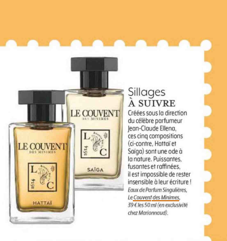 LeCouventFR's tweet photo. "Les Sillages à Suivre", merci @Versionfemina<3 
🇬🇧"The best fragrances to follow", thanks @versionfemina <3
.
.
.
#lecouventdesminimes #leseauxdeparfumsingulieres #hattaï #saïga #jeanclaudeellena #meilleurparfumeuraumonde #bestperfumerintheworld #HauteParfumerie #veganbrand https://t.co/meFRtyqBuU