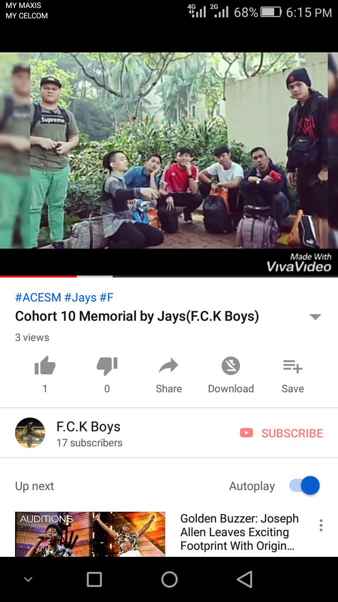 allen_jays's tweet photo. Memorial video for Cohort 10..
Can be watch in my you tube channel now..Please support this video..tq
F.C.K Boys..#ACESM #C10 #Jayss #FCKBOYS https://t.co/Qqvb9mGMgM