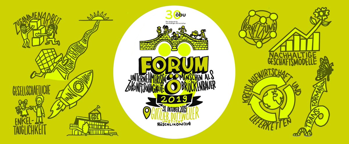oebu_ch's tweet photo. Gemeinsam Brücken bauen für eine nachhaltige #Wirtschaft2030 &amp; sich von innovativen Geschäftsmodellen inspirieren lassen! Jetzt für das Forum ö anmelden &amp; am 31.10. mit Vor- &amp; Querdenkern aus Wirtschaft, Wissenschaft &amp; Gesellschaft diskutieren! https://t.co/HUgpTzxohP #forumoe19 https://t.co/9MK3VADvB9