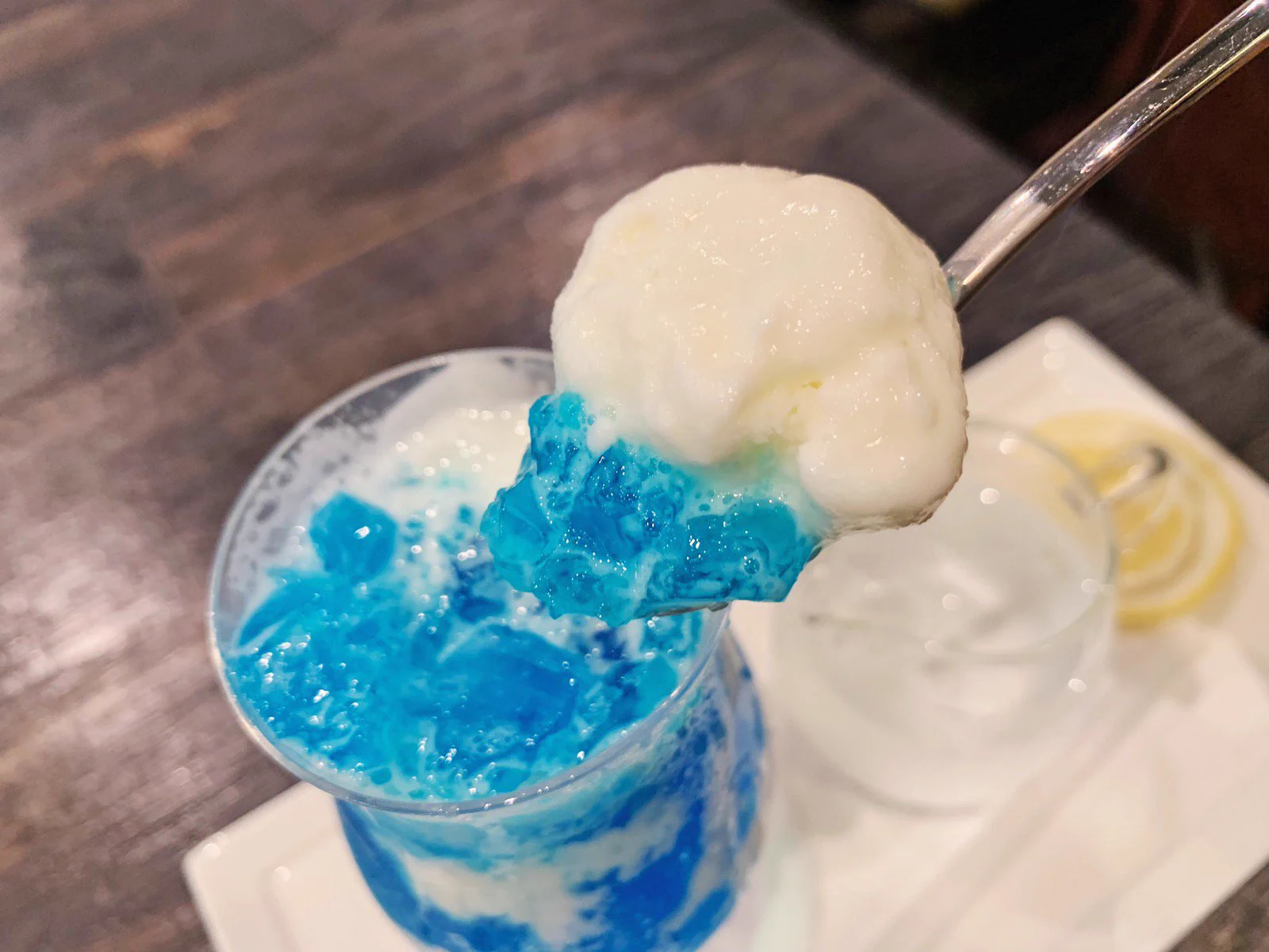 すごい青空！！！プルプル食感ゼリーがたまらないドリンク！！！