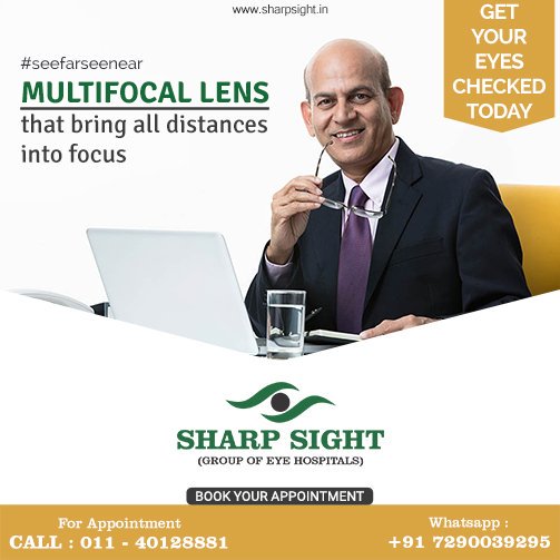 sharpsightdelhi's tweet photo. #SeeFarSeeNear
MULTIFOCAL LENS
That bring All Distances Into Focus
Get Your Eyes Checked Today - CAll For 01140128881 Whatsapp 7290039295
#multifocallens #sharpsight #cataract #cataractsurgery #eyecare #health #healthtips https://t.co/tqU2JzpIl0