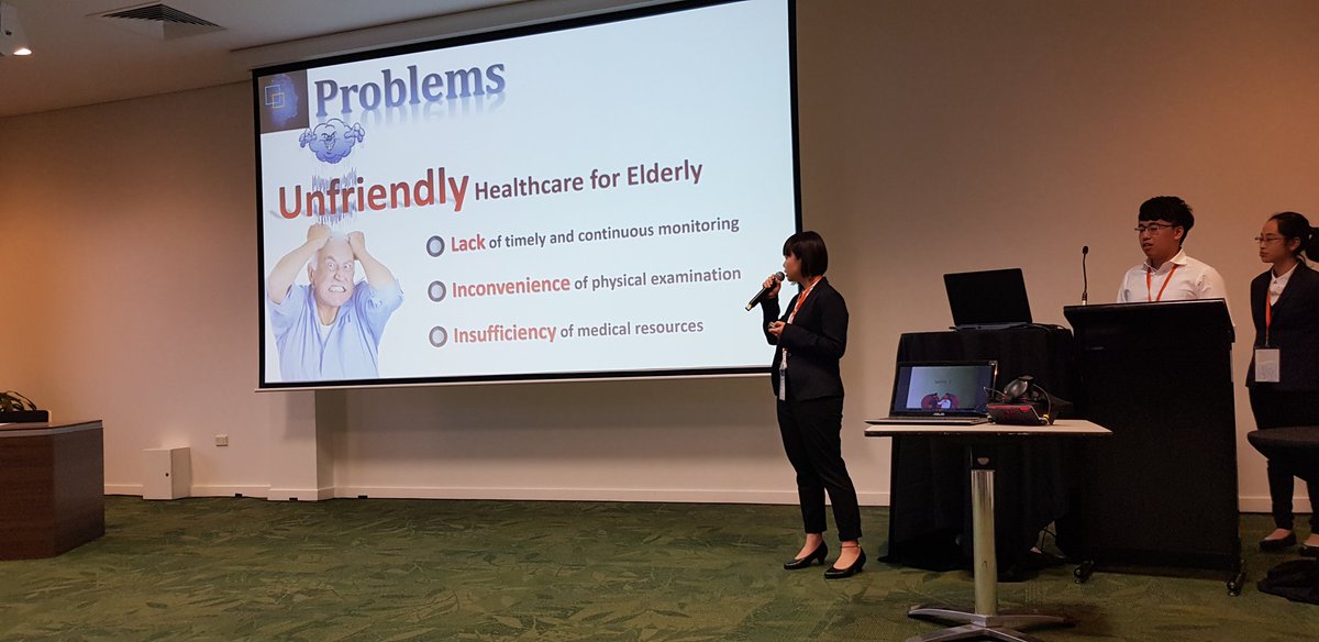 ILC_Tas's tweet photo. One of the presentations at the global Student Innovation Challenge at #icreate2019 in the #assistivetechnology section #Disability https://t.co/EySNhq6RM9