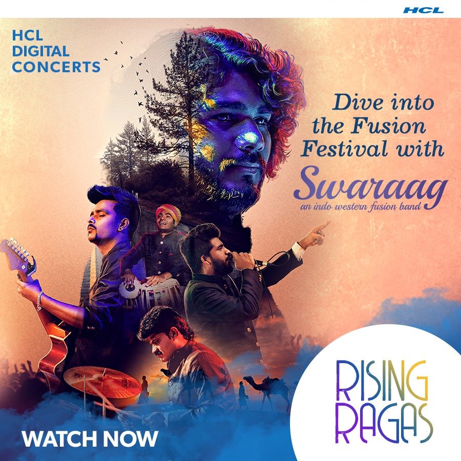 BigVisionTech's tweet photo. Indian Fusion music gets no better when you have a performance by Swaraag - An Indo Western Fusion band! 
#BIGVISIONTECHNOLOGY
#HCLDIGITALCONCERT
#INTERNETSERVICES #BROADBAND #EVENTMANAGEMENT 
#TEAMWORK #HARDWORK #SMARTWORK
#TEAMBIGVISIONTECHNOLOGY https://t.co/dqmowxUqQq