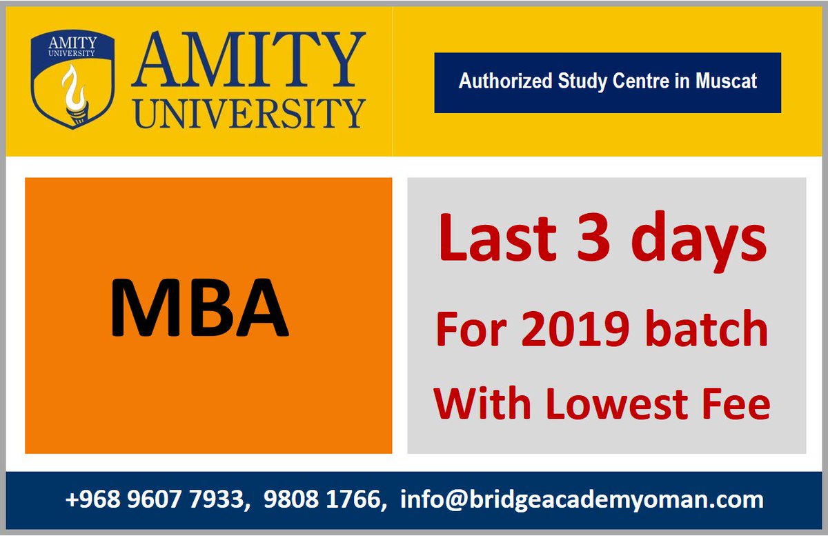 BridgeAcademy4's tweet photo. MBA Last 3 days!!! https://t.co/9GiwLIhgDZ