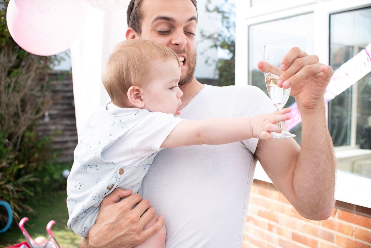 JamesGow94's tweet photo. They start young these days ! Nicking dads Champaign !!! https://t.co/Ek1fWO89Ir