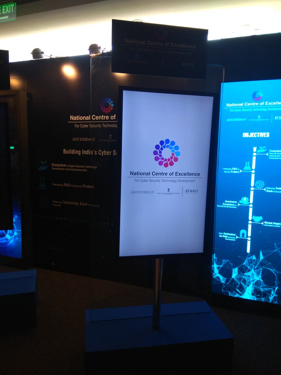 DSCI_Connect's tweet image. DSCI #ProjectsShowcase at @nasscom #NATC2019. Digitally experience two of DSCI key projects #TechRepository &amp;amp; #NationalCentreofExcellence at our Digital Experience Booth at Nasscom Annual Technology Conference 2019 (26-27th August 2019| Leela Gurugram). Meet us at Booth No: 9