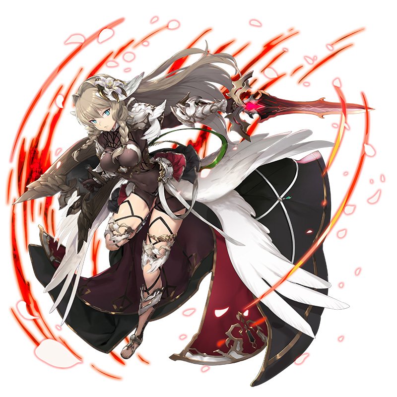 幻獣契約クリプトラクト 10万dl突破 本日登場いたしました 火 フードゥル さんの立ち絵イラストをご紹介いたします 新たな装いのフードゥルさんが登場する 楽園に舞う翼 はもうプレイされましたか まだプレイしていない領主様は是非 物語の栞