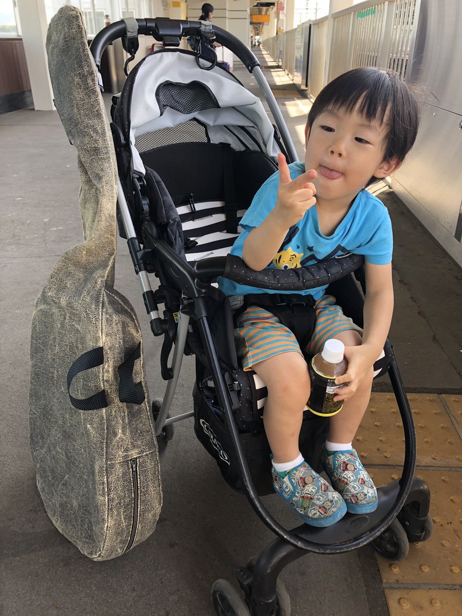この旅で息子はピースが出来るようになりました！バイバイまたねピース✌️