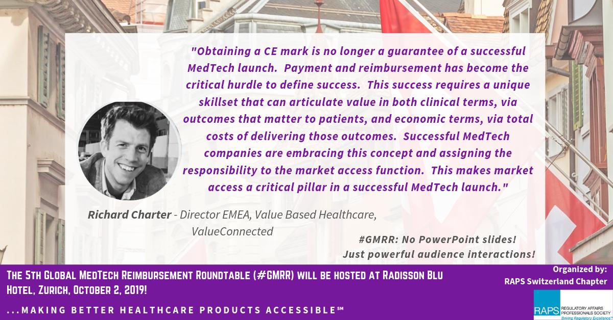 NS_Recruit's tweet photo. Exciting news! @RichardCharter has been announced as moderator at the upcoming Global #MedTech #Reimbursement Roundtable  (#GMRR2019 October 2nd, 2019, #Zurich)!! For more details check here: https://t.co/lWiMI8zz9d https://t.co/JsZspj5jeC