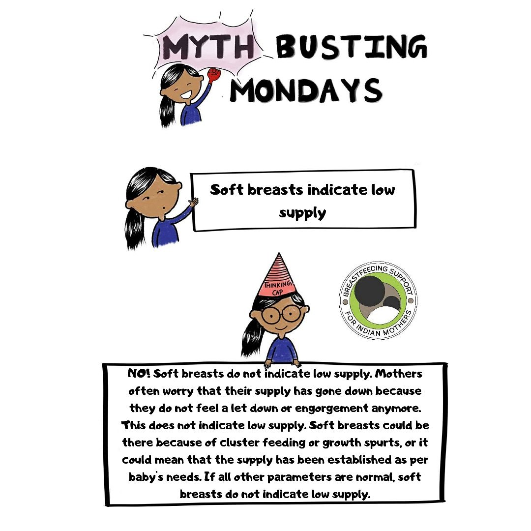BSIM_tweets's tweet photo. #BSIMMythBustingMondays
#BSIMMythBusters
#BSIMMyth
#BSIMFalseAlarms
#Breastfeeding
#Breastmilk
#ClusterFeeding
#GrowthSpurts
#SoftBreasts
#NewMom
#Elixir
#LiquidGold
#SupportBreastfeeding
Soft breasts do not indicate low supply if all other parameters are normal. https://t.co/bsD6iRDjFf