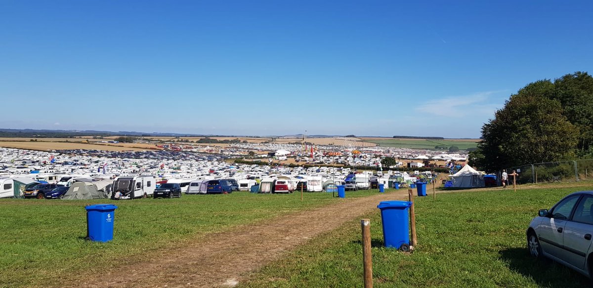Campsites ⛺️ at Great Dorset @SteamFair - TICKETsrv is proudly selling public camping passes online and processing them on site, alongside the event entry tickets. The is shining with over 5k happy campers on site! #GDSF #eventprofs