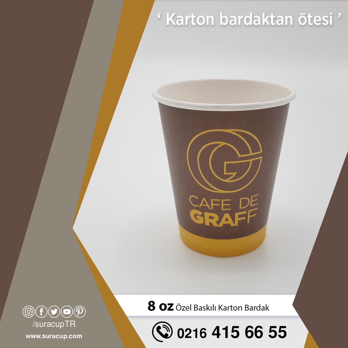 Daha Fazla Bilgi ve Tüm sorularınız için suracup.com/tr/ veya +90 216 415 66 55 'li Numaradan Bizimle İletişime Geçebilirsiniz.
#kartonbardak #kagıtbardak #baskılıkartonbardak
