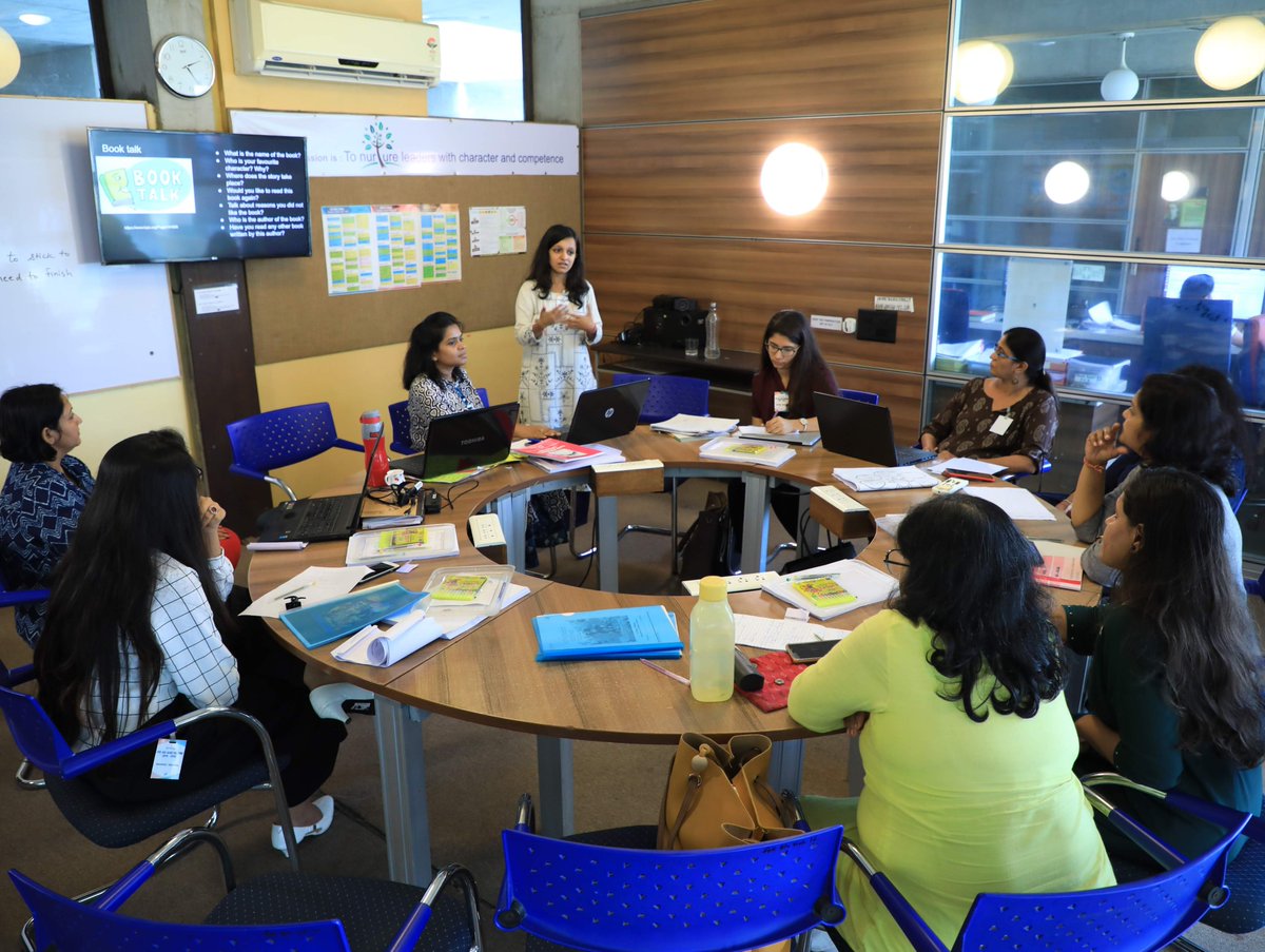 FSSurat's tweet photo. #Happening@FS

 #PYPGUJNET #PYPJOBALIKE amalgamation of ideas resources strategies by @aischoolindia @NavrachanaS @calorx @fountainheadschool True spirit of #collaboration #learning.Gamut of topics for #professionaldevelopment #sharing #bestpractices #phenomenal #trailblazer https://t.co/m6BkeMtUfX