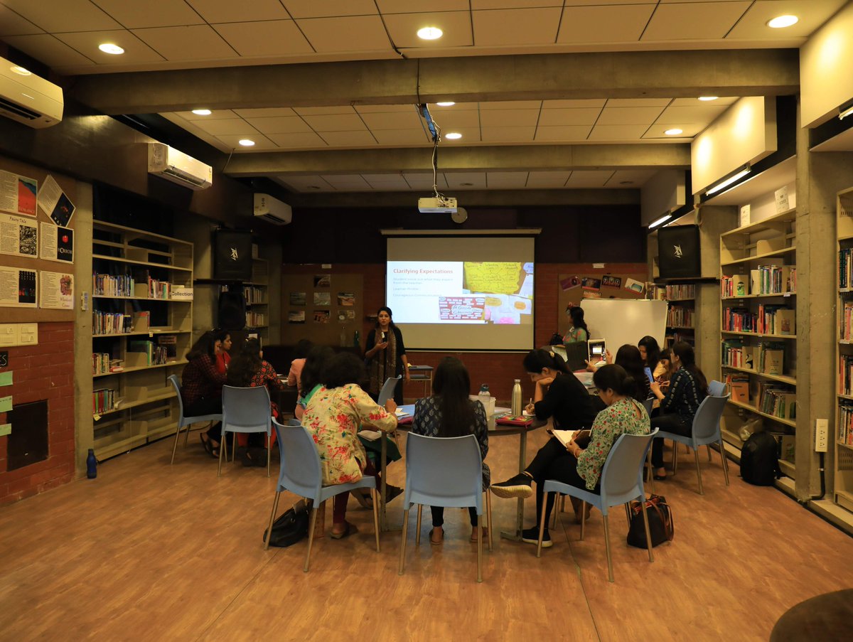 FSSurat's tweet photo. #Happening@FS

 #PYPGUJNET #PYPJOBALIKE amalgamation of ideas resources strategies by @aischoolindia @NavrachanaS @calorx @fountainheadschool True spirit of #collaboration #learning.Gamut of topics for #professionaldevelopment #sharing #bestpractices #phenomenal #trailblazer https://t.co/m6BkeMtUfX