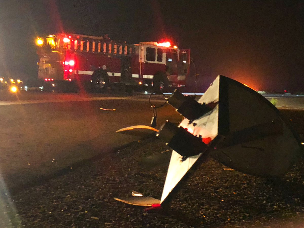EliasonMike's tweet photo. #AircraftEmergency- A Private C-130 aircraft (background) made an emergency landing, crashed and caught fire at the Santa Barbara Airport at 10:13 p.m. Sunday.  7 souls aboard/escaped w no injuries. **ALL MEDIA CALL SBAirport PIO At 805-319-1400** https://t.co/KYZ0E8oFlM