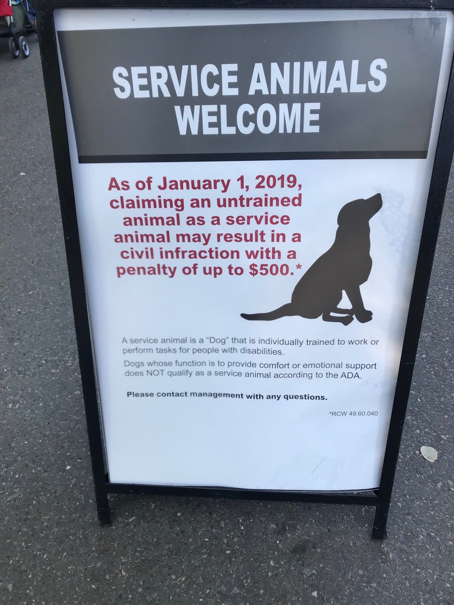 Thank you ⁦@woodlandparkzoo⁩ for your support of those with #servicedogs! #Seattle #DiabeticAlertDog #Zoo
