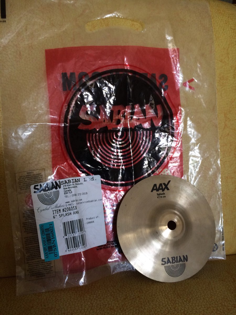 _samuelsusanto's tweet photo. @DrumBagus WTS Splash Sabian AAX 6” no crack no keyhole, MULUS pemakaian pribadi.. MURMER .. WA 08998289885 https://t.co/YOv8y7gan0