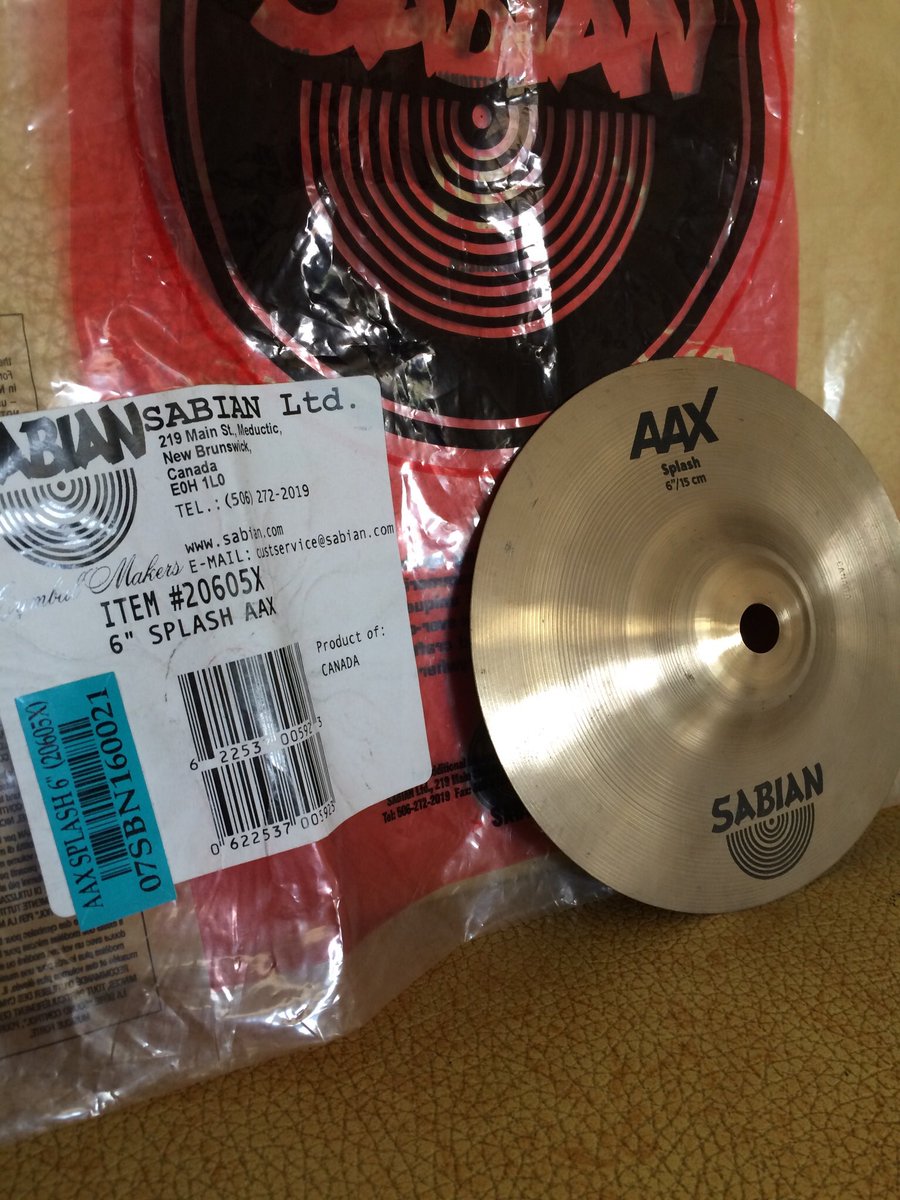 _samuelsusanto's tweet photo. @DrumBagus WTS Splash Sabian AAX 6” no crack no keyhole, MULUS pemakaian pribadi.. MURMER .. WA 08998289885 https://t.co/YOv8y7gan0