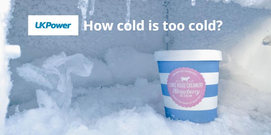 ukpower's tweet photo. As it's #BankHolidayMonday, here's an extra #energysaving tip - how cold is too cold?Ideally, fridges should be set to between 1°C and 3°C, while freezers should run at a temperature between -17°C and -21°C (that’s between 0°F and -5°F). 
#EnergySavingSaturday #EnergySavingSunday https://t.co/gxRJ1drpvG